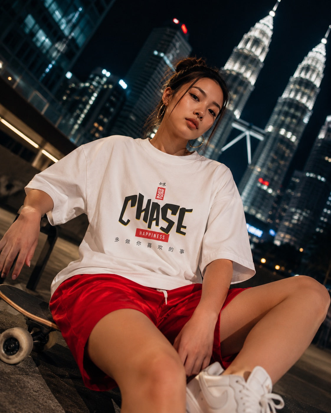 Chase Streetwear Character Tee | Graphic T-Shirt, Asian Typography