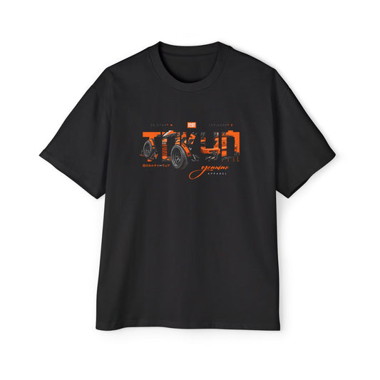 Tokyo Midnight Skyline car tee | Racing Graphic Tee | Dark Style