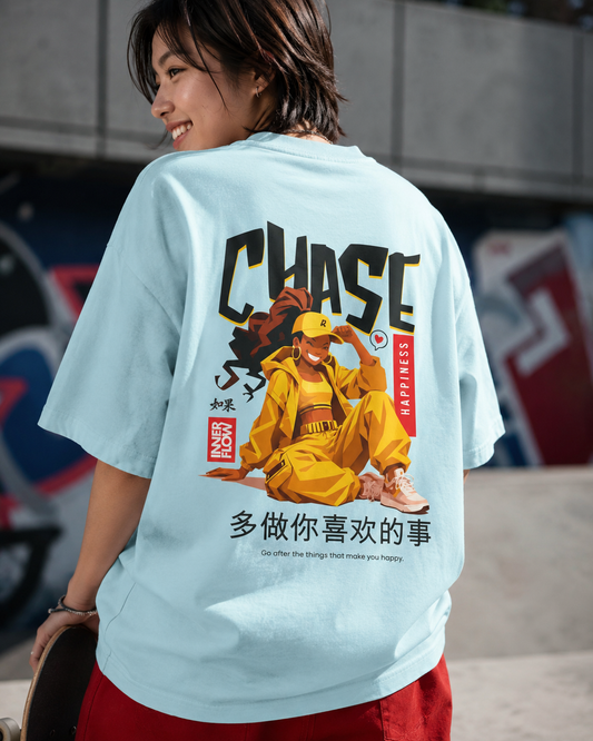 Chase Streetwear Character Tee | Graphic T-Shirt, Asian Typography