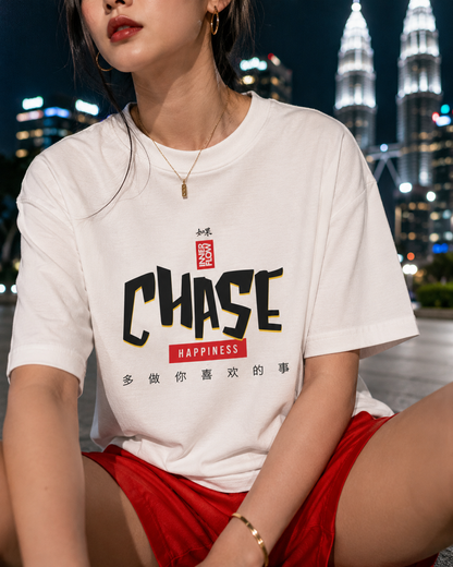 Chase Streetwear Character Tee | Graphic T-Shirt, Asian Typography