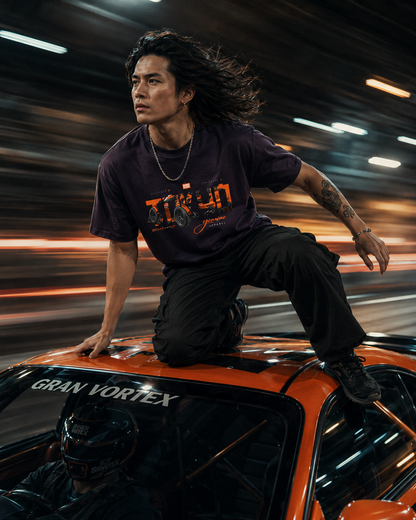 Tokyo Midnight Skyline Tee - Dark Style graphic tee photo