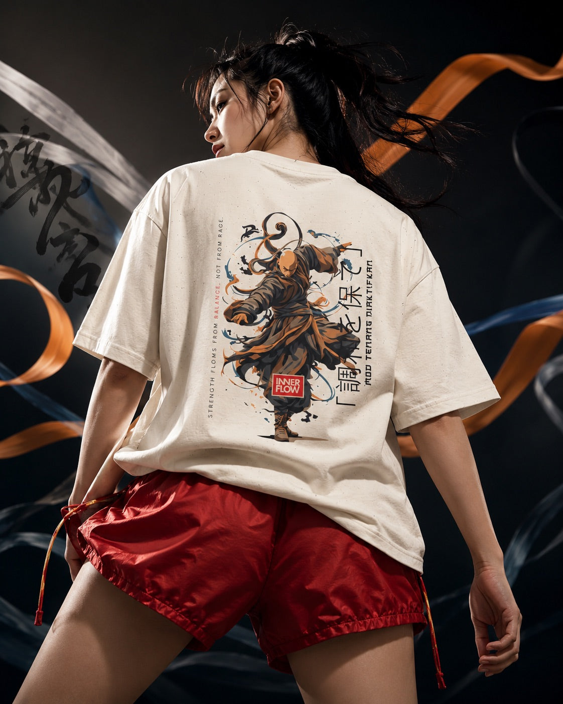 Inner Flow – Warrior of Balance Graphic T-Shirt