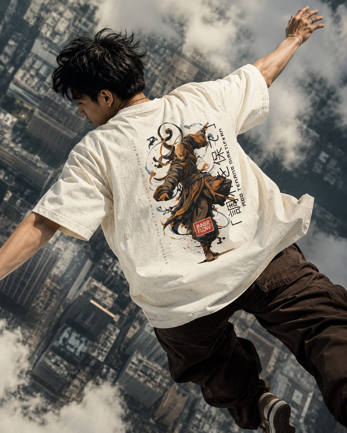 Inner Flow – Warrior of Balance Graphic T-Shirt