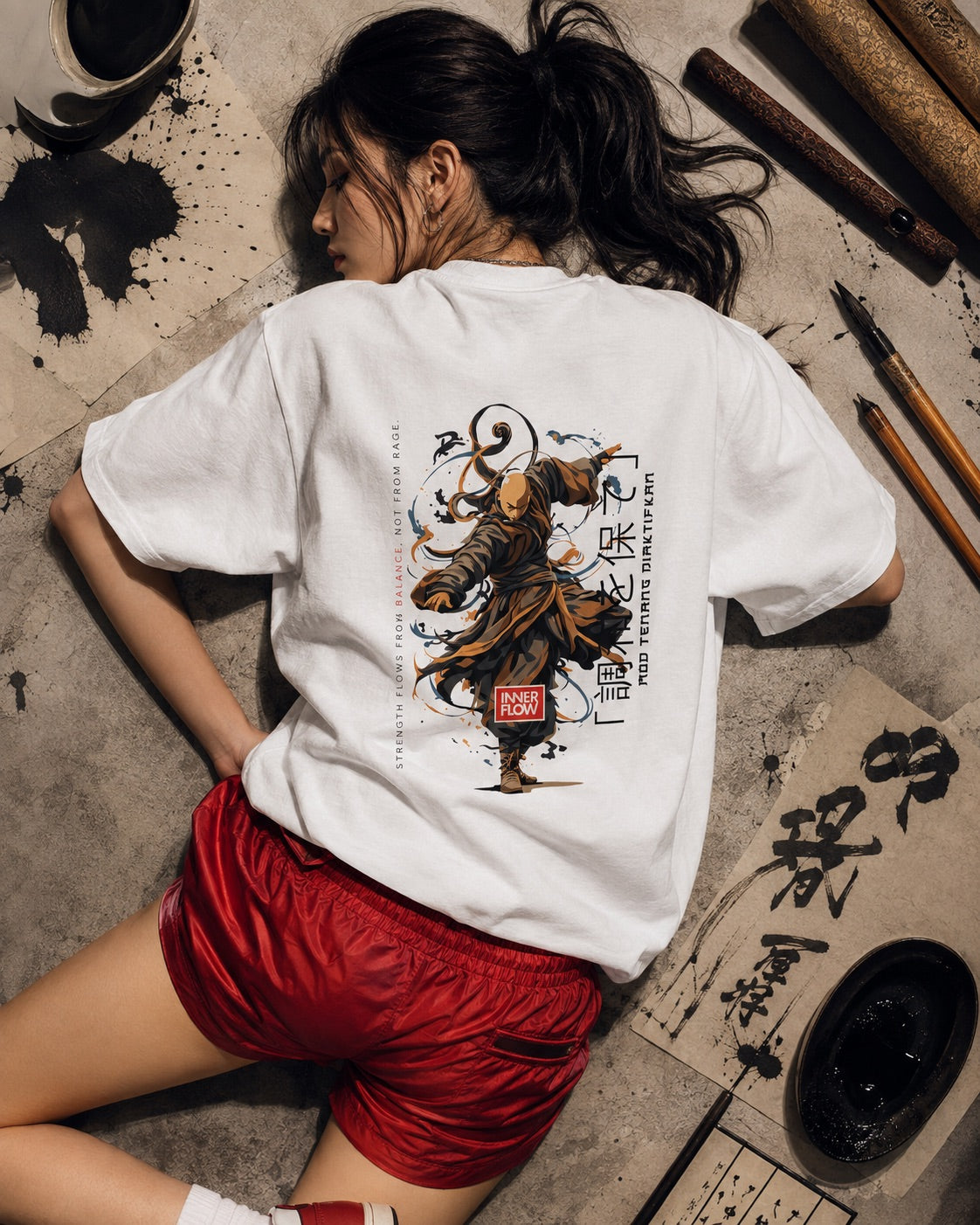 Inner Flow – Warrior of Balance Graphic T-Shirt