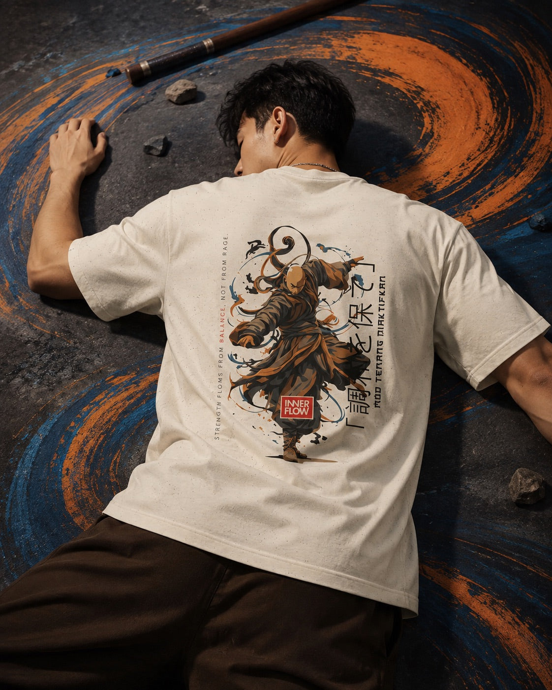 Inner Flow – Warrior of Balance Graphic T-Shirt