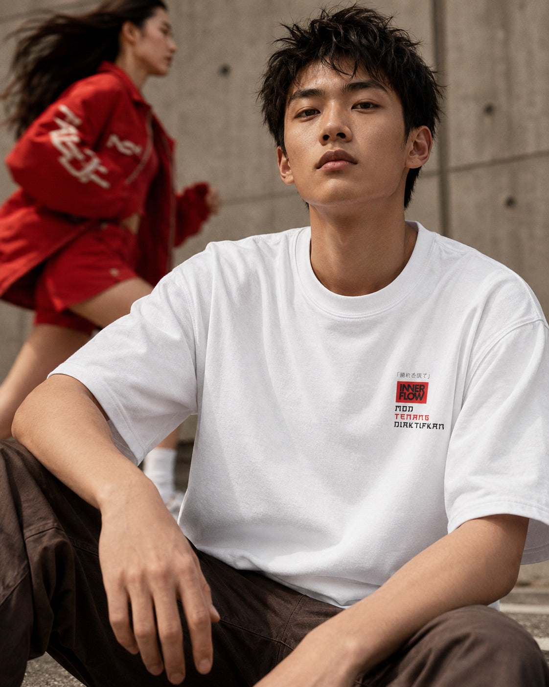 Inner Flow – Warrior of Balance Graphic T-Shirt