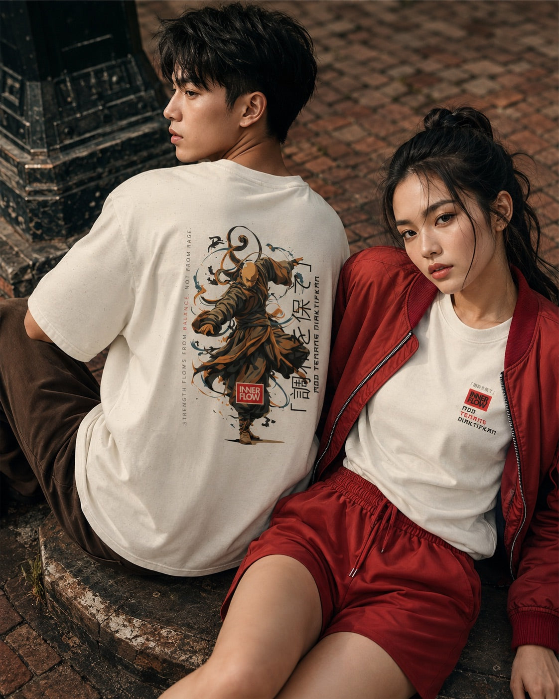 Inner Flow – Warrior of Balance Graphic T-Shirt