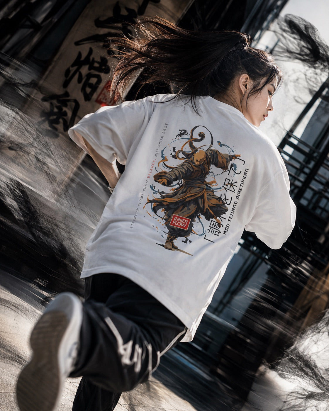 Inner Flow – Warrior of Balance Graphic T-Shirt