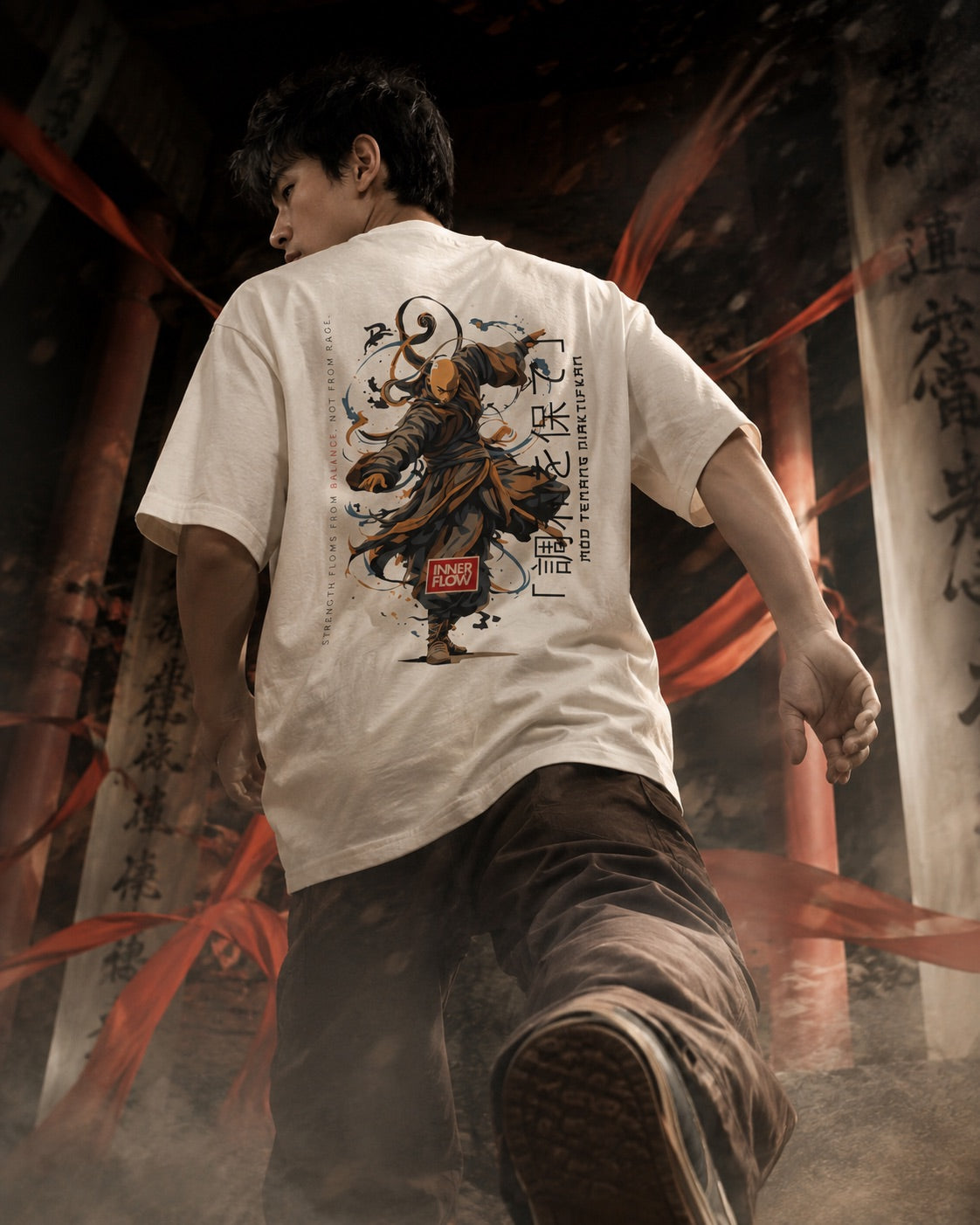 Inner Flow – Warrior of Balance Graphic T-Shirt