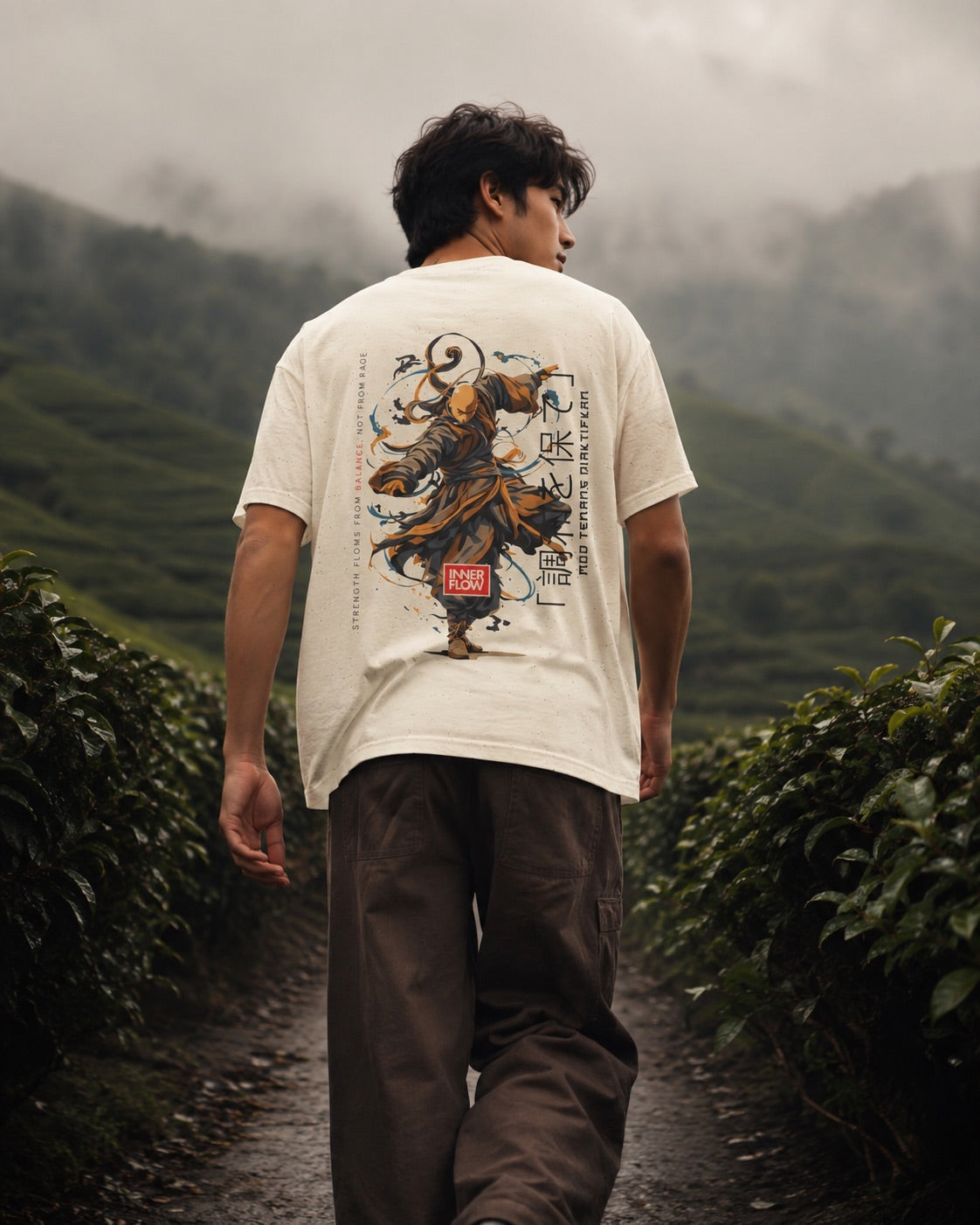 Inner Flow – Warrior of Balance Graphic T-Shirt