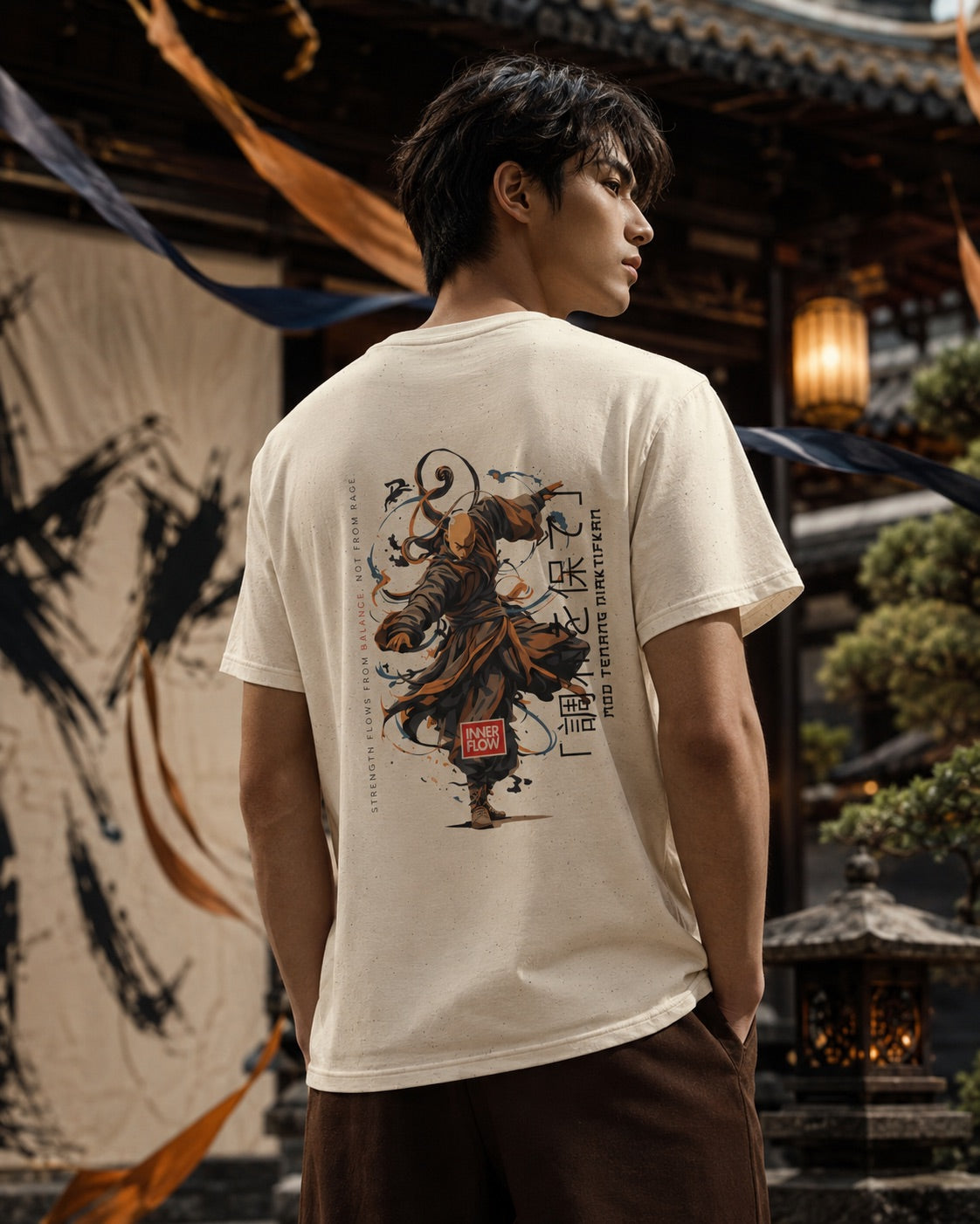 Inner Flow – Warrior of Balance Graphic T-Shirt