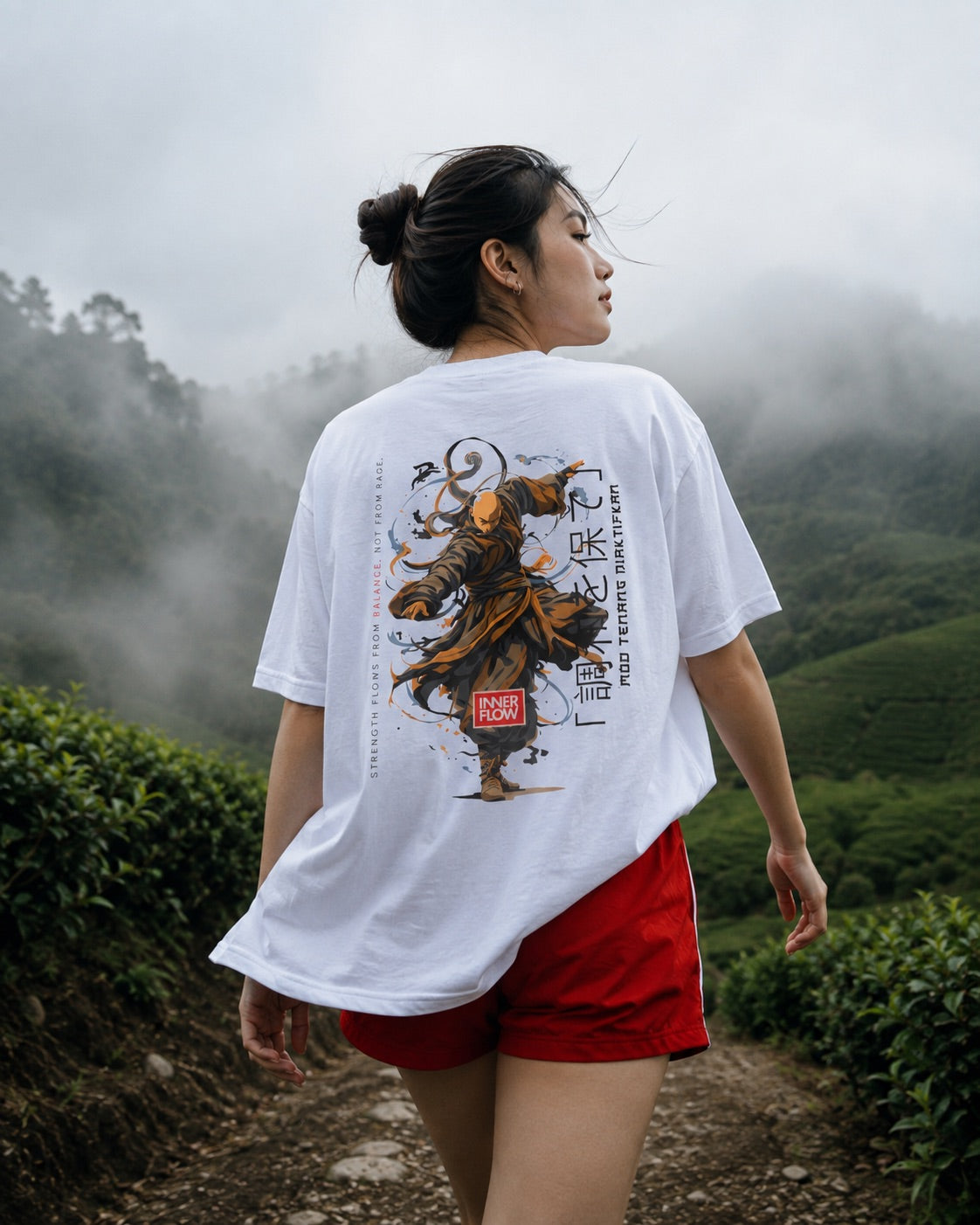 Inner Flow – Warrior of Balance Graphic T-Shirt