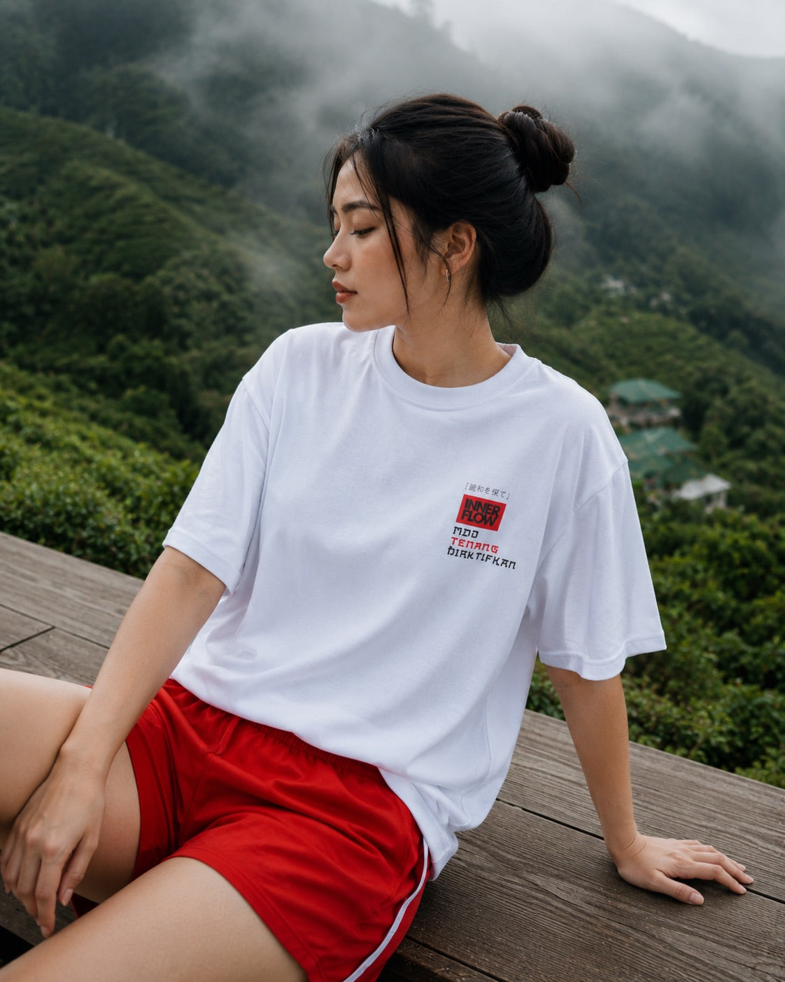 Inner Flow – Warrior of Balance Graphic T-Shirt