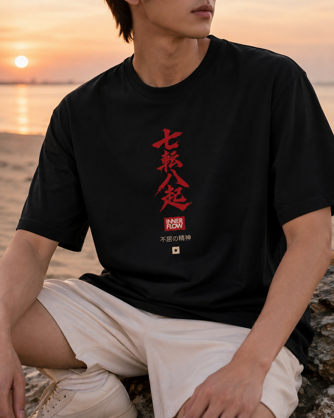 Samurai Skull Rider T-Shirt | Japanese Warrior Graphic Tee | Dark
