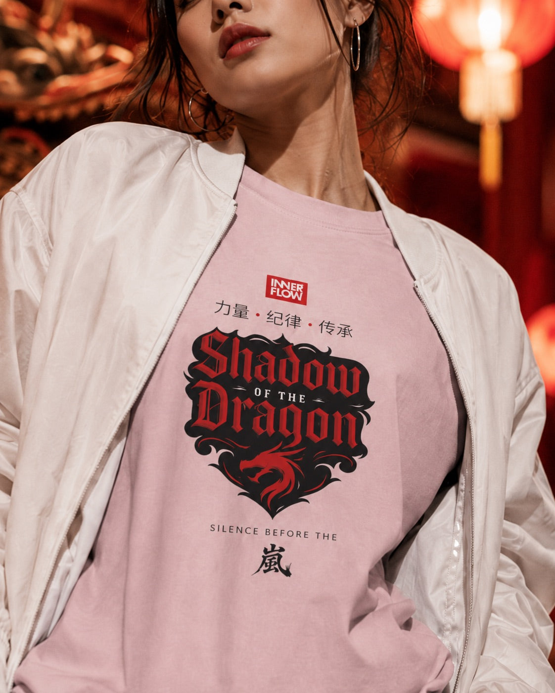 Shadow of the Dragon T-shirt | Samurai Dragon Graphic Tee