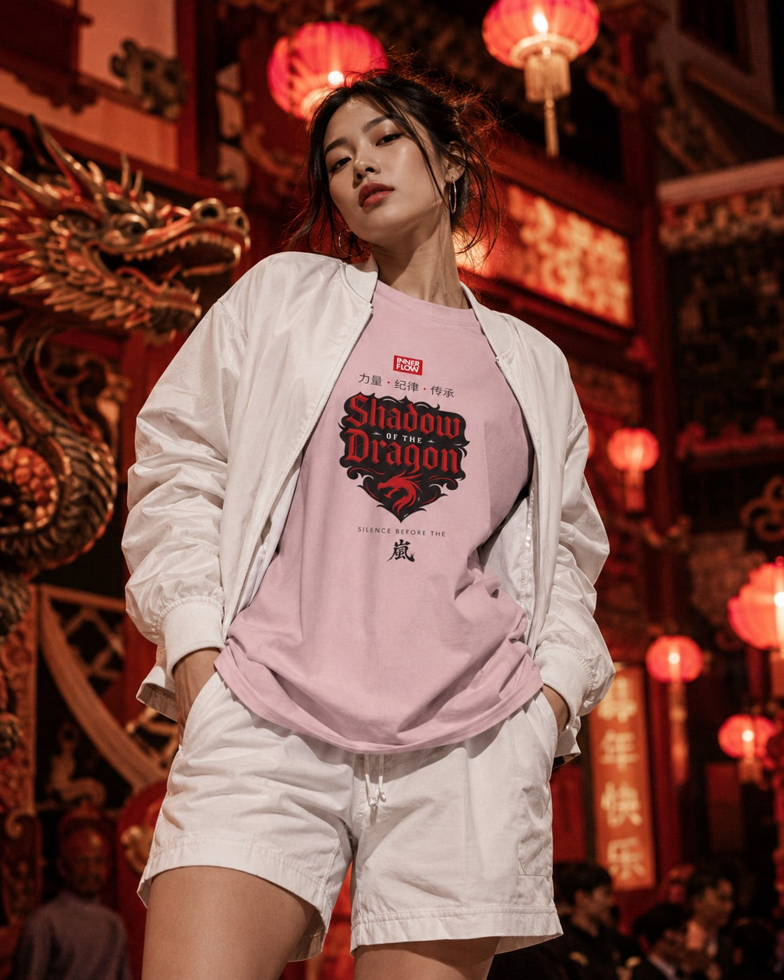 Shadow of the Dragon T-shirt | Samurai Dragon Graphic Tee