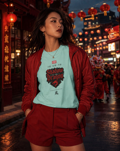 Shadow of the Dragon T-shirt | Samurai Dragon Graphic Tee