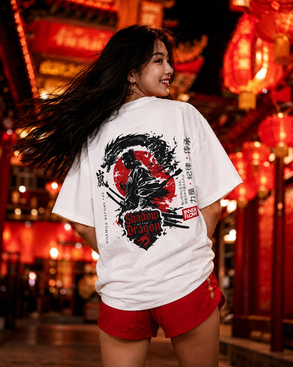 Shadow of the Dragon T-shirt | Samurai Dragon Graphic Tee
