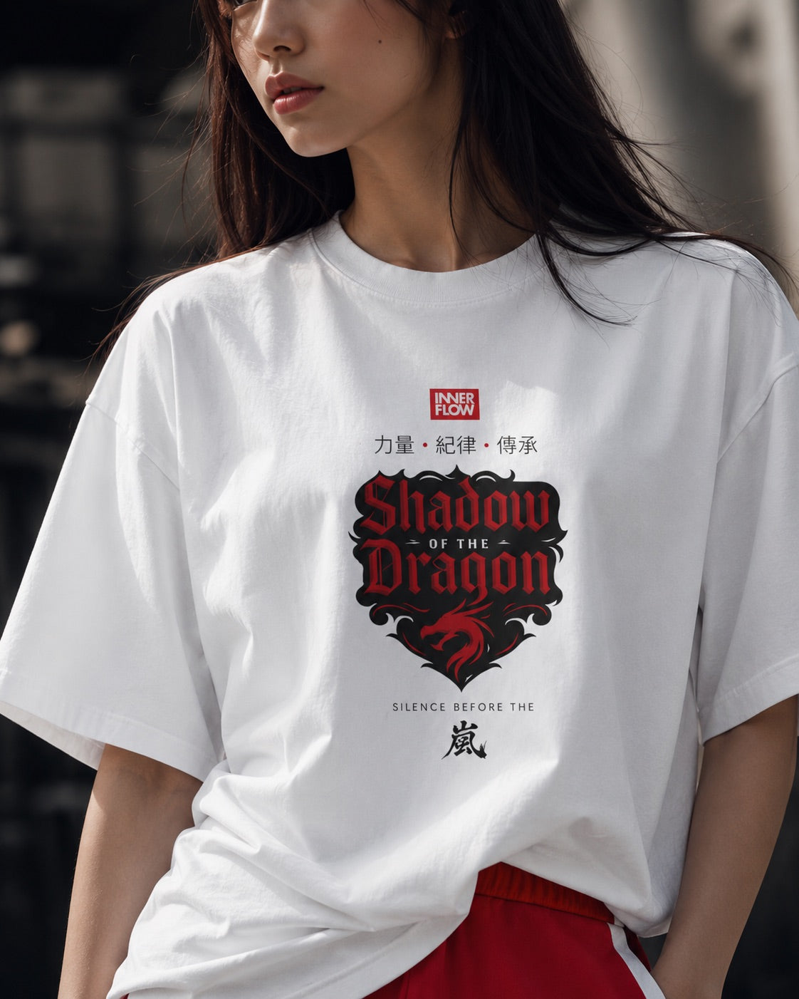 Shadow of the Dragon T-shirt | Samurai Dragon Graphic Tee