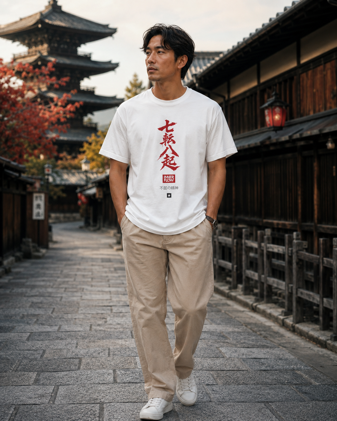 Samurai Skull Rider T-Shirt | Japanese Warrior Graphic Tee | Light Colour