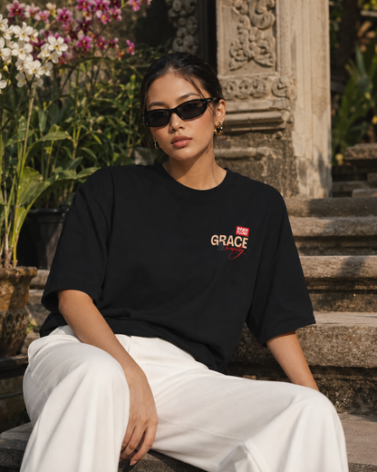 Grace floral portrait Tee | Vintage modern grace graphic tshirt women