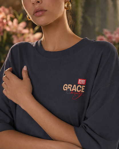 Grace floral portrait Tee | Vintage modern grace graphic tshirt women