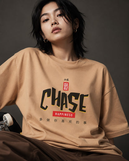 Chase Streetwear Character Tee | Graphic T-Shirt, Asian Typography