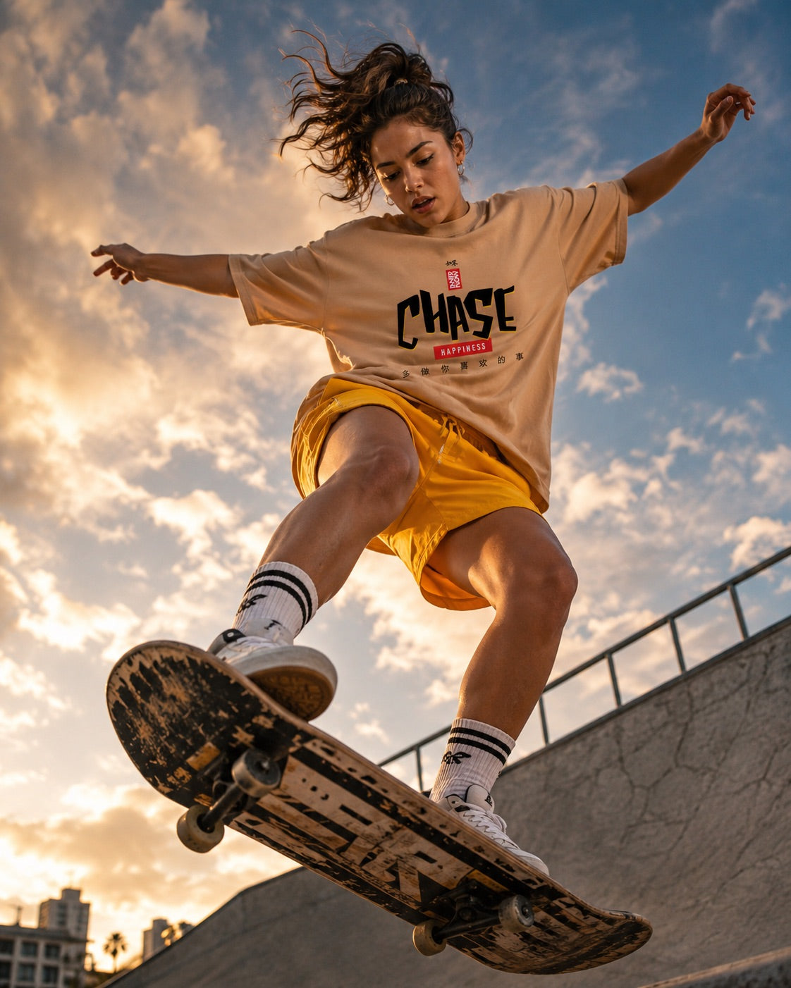 Chase Streetwear Character Tee | Graphic T-Shirt, Asian Typography