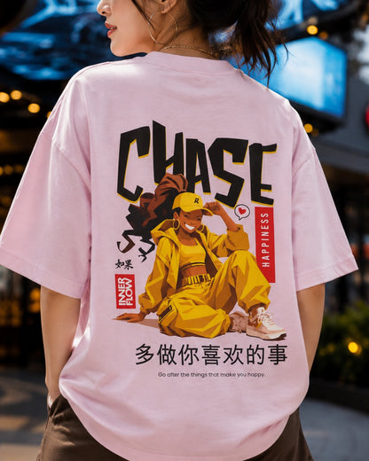 Chase Streetwear Character Tee | Graphic T-Shirt, Asian Typography