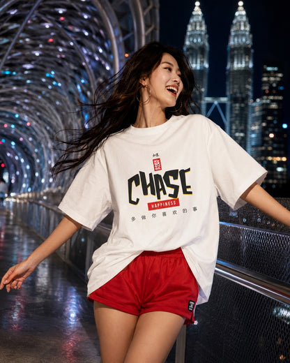 Chase Streetwear Character Tee | Graphic T-Shirt, Asian Typography