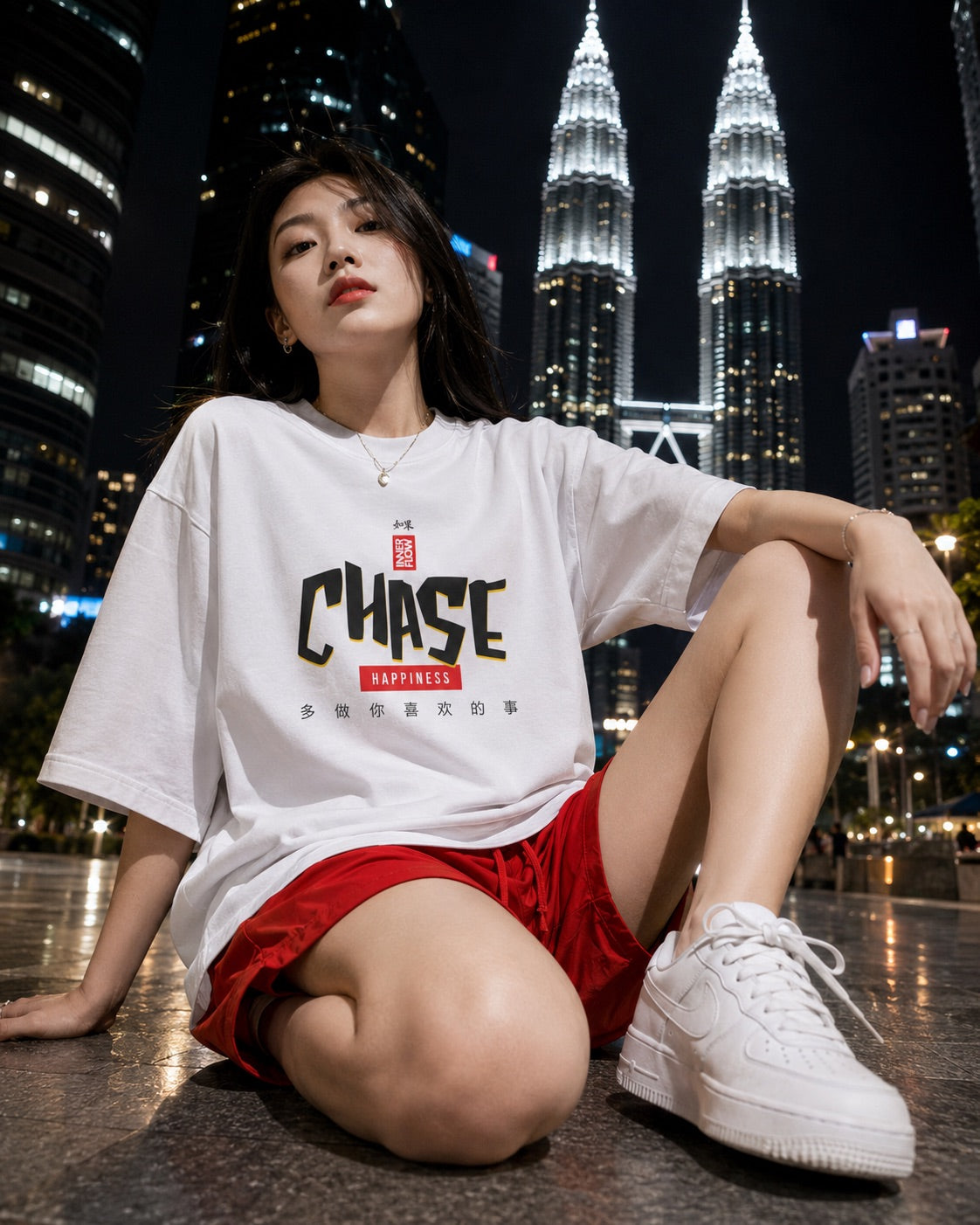 Chase Streetwear Character Tee | Graphic T-Shirt, Asian Typography