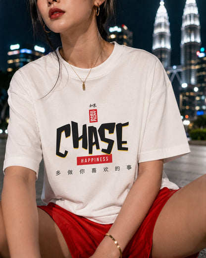 Chase Streetwear Character Tee | Graphic T-Shirt, Asian Typography