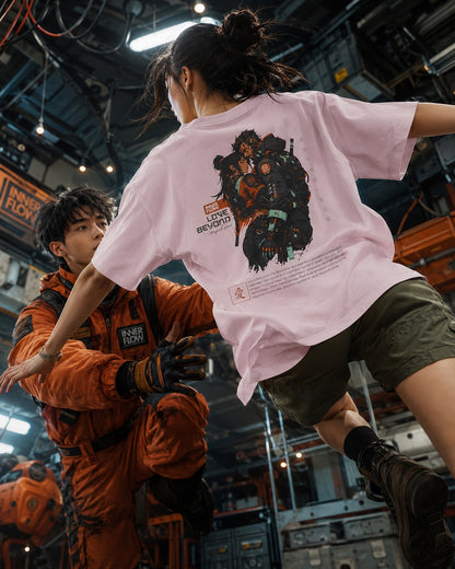Love Beyond Tee | Cyberpunk Couple Illustration