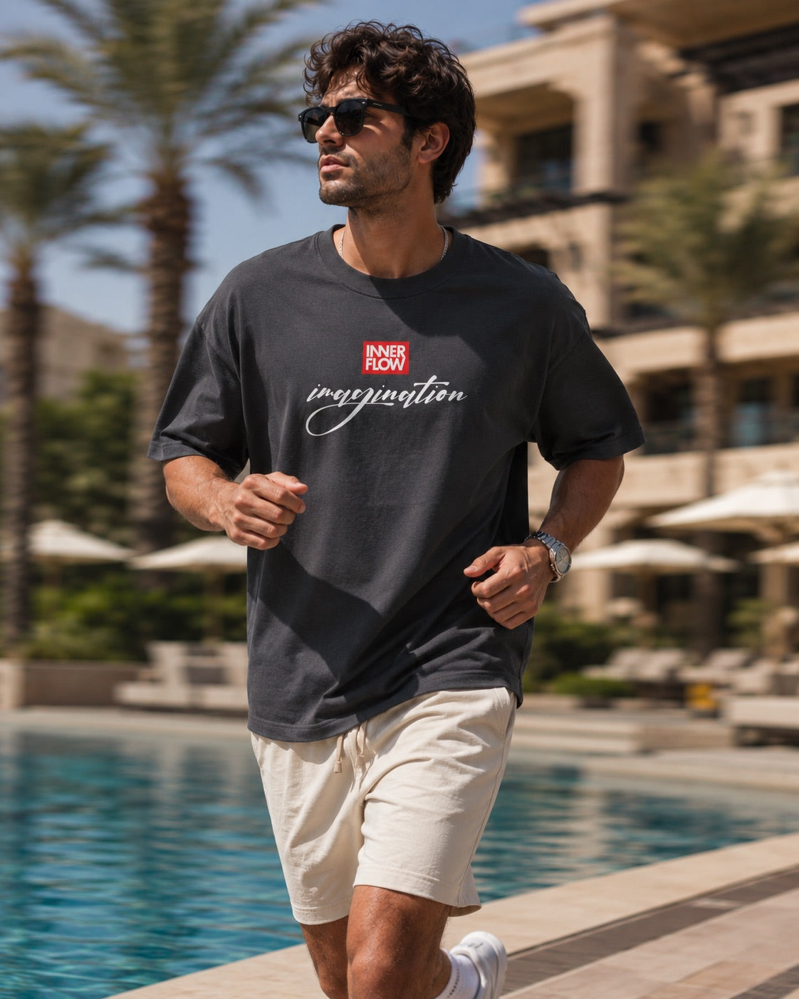 Mentally Elsewhere graphic tee | Short Sleeve T-Shirt, Retro Script Design