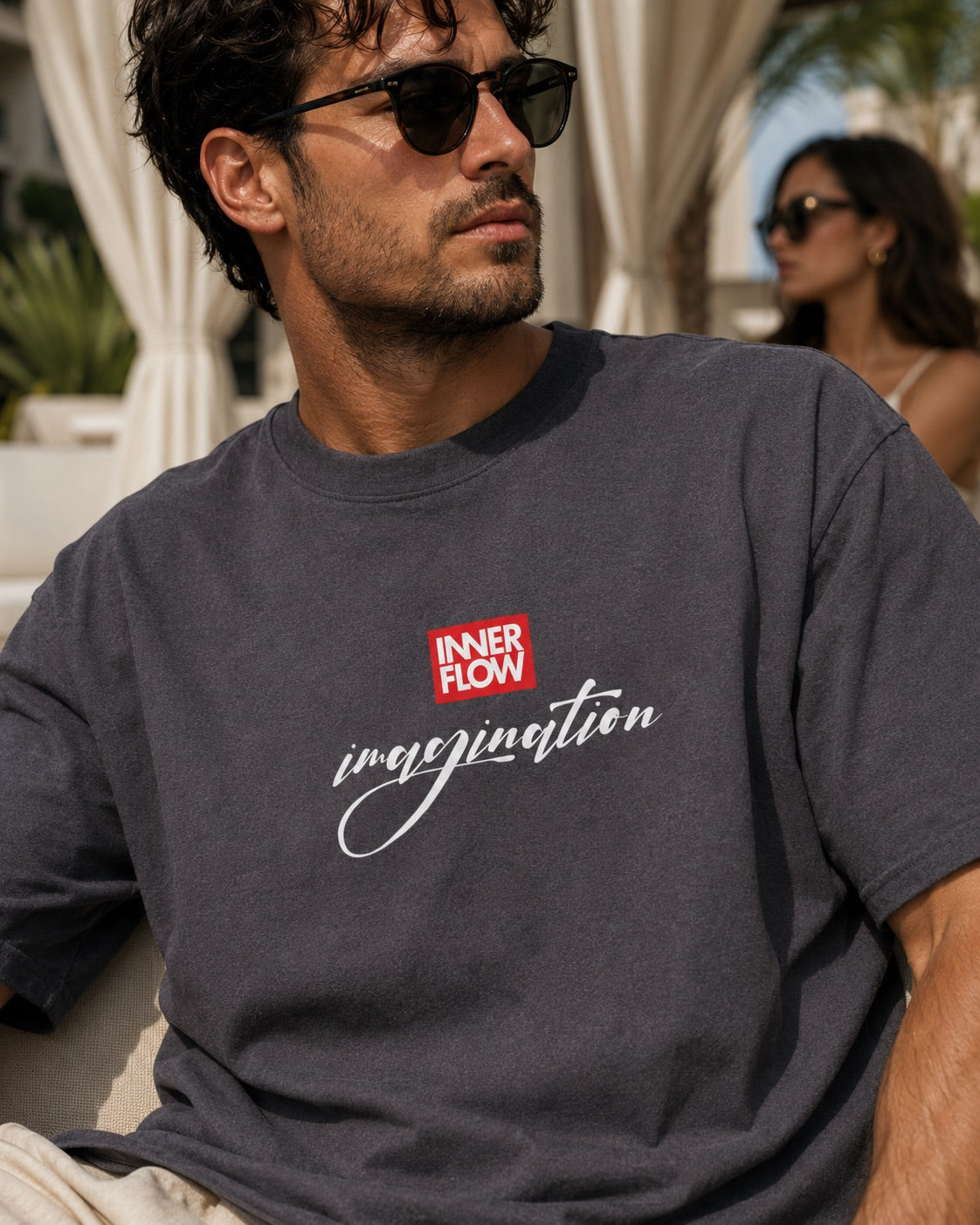 Mentally Elsewhere graphic tee | Short Sleeve T-Shirt, Retro Script Design