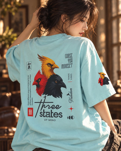 Three States of Mind Cardinals T-Shirt - Powder Blue