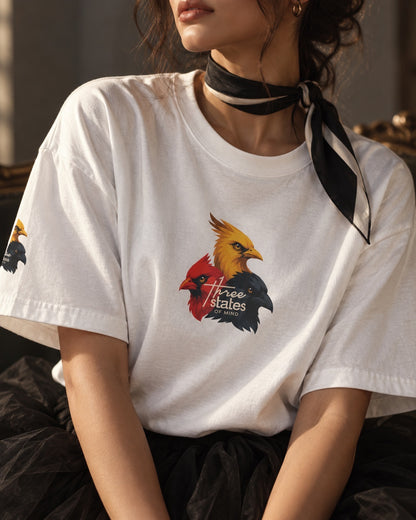 Three States of Mind Cardinals T-Shirt - White