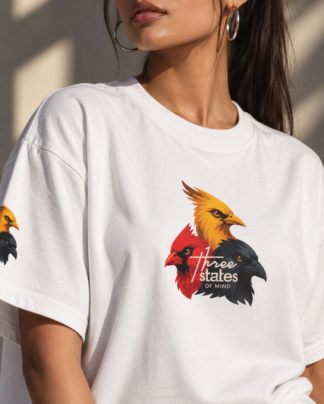 Three States of Mind Cardinals T-Shirt - White