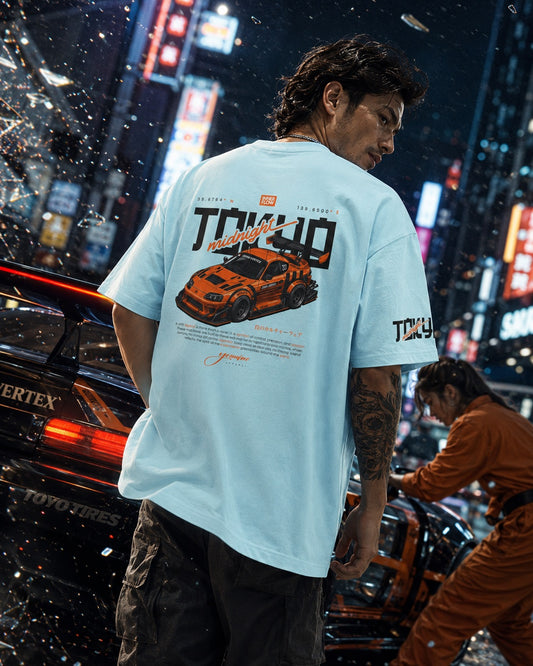 Tokyo Racing Car T-Shirt — Vintage JDM Street Style Tee