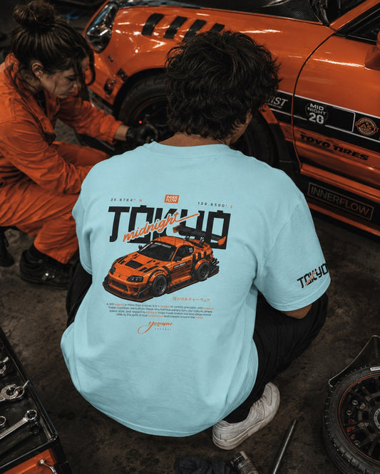 Tokyo Racing Car T-Shirt — Vintage JDM Street Style Tee