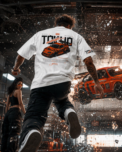 Tokyo Racing Car Tee - White