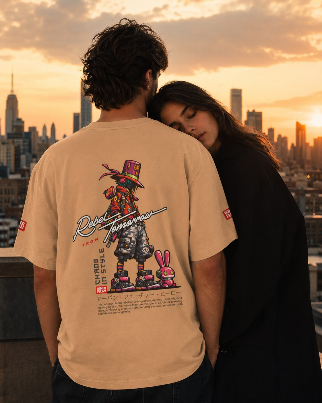 Ritual Performance Illustration T-Shirt | Streetwear Anime Graphic (Light Colour)
