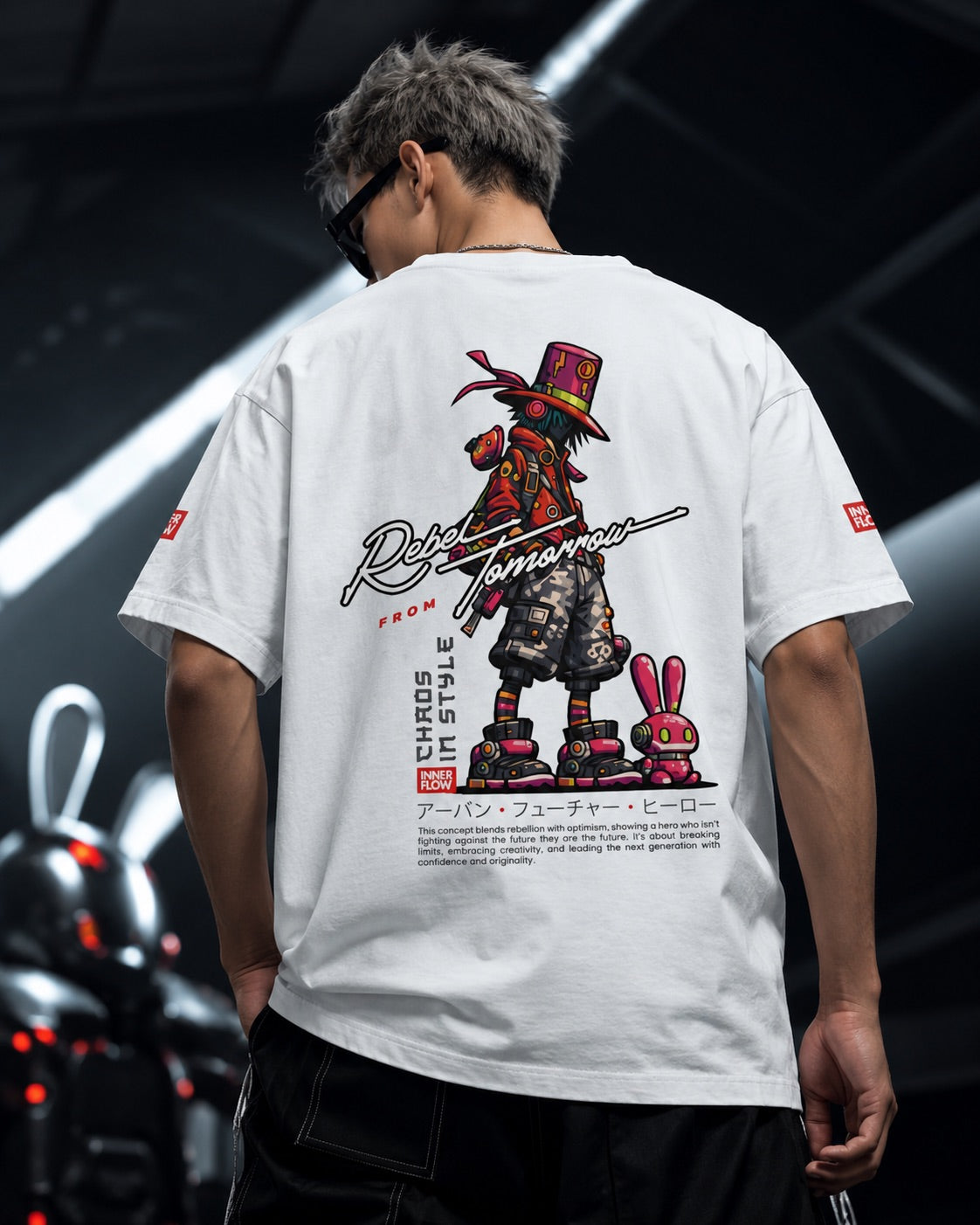 Ritual Performance Illustration T-Shirt | Streetwear Anime Graphic (Light Colour)