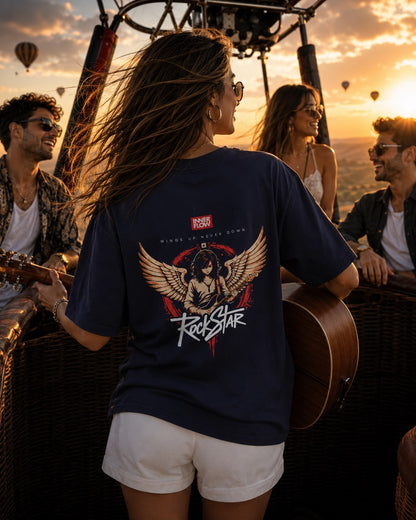 Eagle Wings Illustration T-Shirt | Small Chest Logo, Back Winged Eagle Artwork