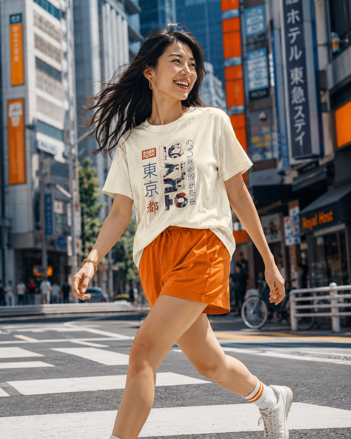 Tokyo Famous Building T-Shirt | Inner Flow Japanese Design