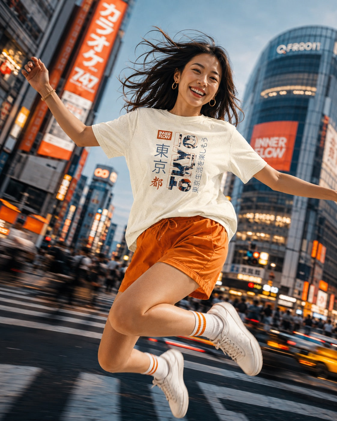 Tokyo Famous Building T-Shirt | Inner Flow Japanese Design