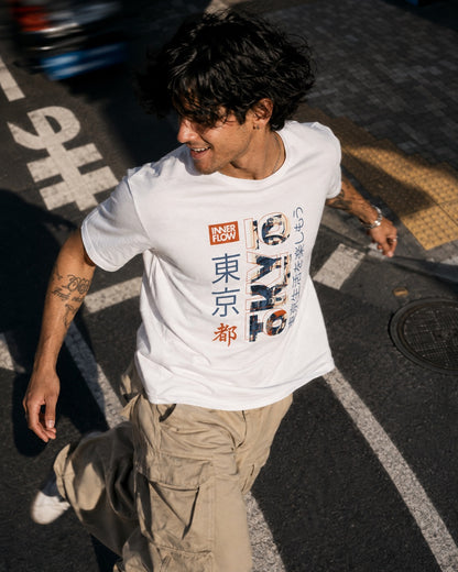 Tokyo Famous Building T-Shirt | Inner Flow Japanese Design