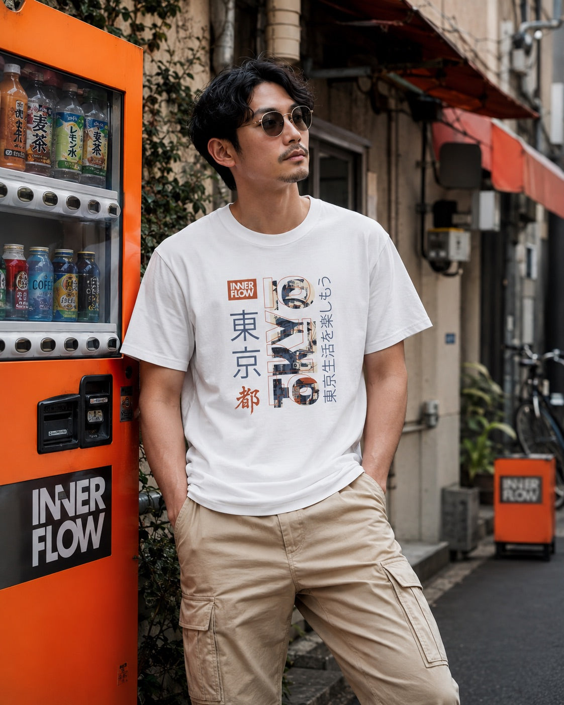 Tokyo Famous Building T-Shirt | Inner Flow Japanese Design