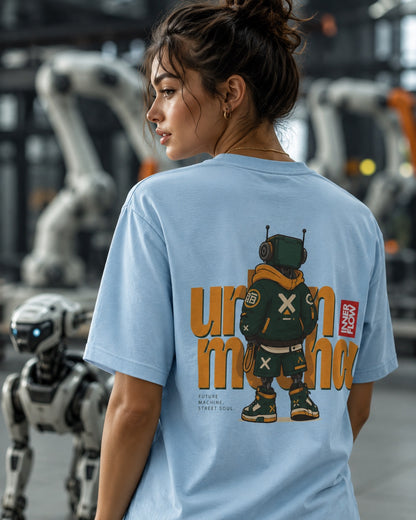 Urban Mecha robot graphic tee | Mech character streetwear