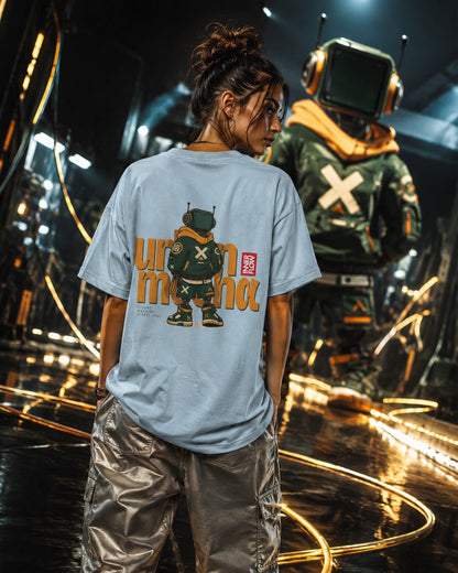 Urban Mecha robot graphic tee | Mech character streetwear